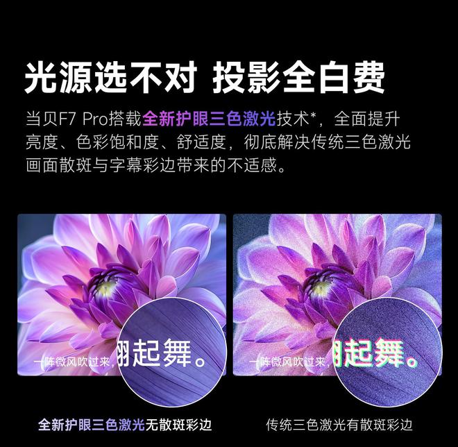 Pro3600流明高亮度白天观影毫无压力pg电子平台618客厅投影仪选择当贝F7(图7)